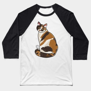 Calico Kitty Baseball T-Shirt